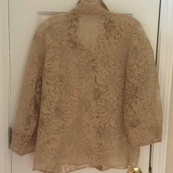 Unbranded Burnout tunic in tan - Picture 7 of 7